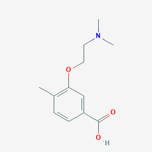 3-[2-(Dimethylamino)ethoxy]-4-methylbenzoic acid