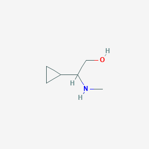 2-Cyclopropyl-2-(methylamino)ethan-1-ol