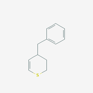 molecular formula C12H14S B14644302 4-benzyl-3,4-dihydro-2H-thiopyran CAS No. 55593-58-3
