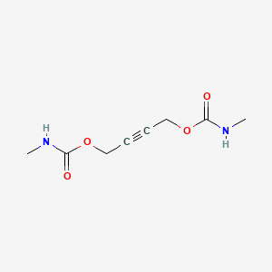 molecular formula C8H12N2O4 B14644308 But-2-yne-1,4-diyl bis(methylcarbamate) CAS No. 56613-47-9