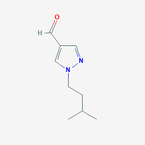 1-(3-methylbutyl)-1H-pyrazole-4-carbaldehyde