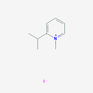 molecular formula C9H14IN B14644332 Pyridinium, 1-methyl-2-(1-methylethyl)-, iodide CAS No. 54125-84-7