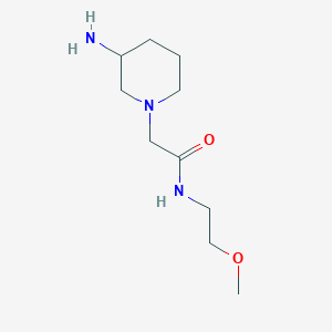 2-(3-aminopiperidin-1-yl)-N-(2-methoxyethyl)acetamide