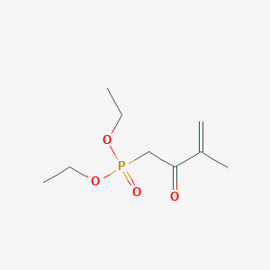 molecular formula C9H17O4P B14644371 Diethyl (3-methyl-2-oxobut-3-en-1-yl)phosphonate CAS No. 54543-02-1
