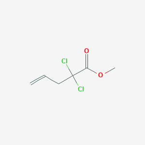 molecular formula C6H8Cl2O2 B14644379 Methyl 2,2-dichloropent-4-enoate CAS No. 55039-88-8