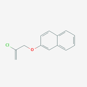 molecular formula C13H11ClO B14644403 2-[(2-Chloroprop-2-en-1-yl)oxy]naphthalene CAS No. 51911-86-5