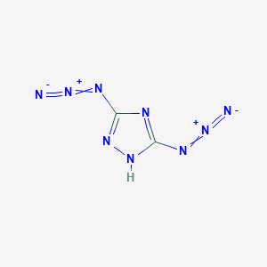 molecular formula C2HN9 B14644462 3,5-Diazido-1H-1,2,4-triazole CAS No. 53566-51-1