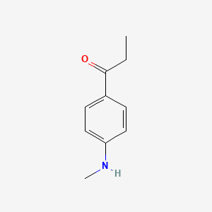 molecular formula C10H13NO B14644628 p-Methylaminopropiophenone CAS No. 53033-82-2