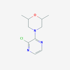 4-(3-Chloropyrazin-2-yl)-2,6-dimethylmorpholine