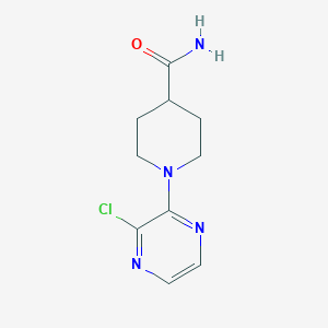 1-(3-Chloropyrazin-2-yl)piperidine-4-carboxamide