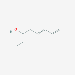 molecular formula C8H14O B14644659 5,7-Octadien-3-ol CAS No. 54962-93-5