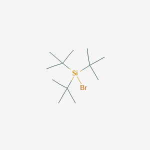 molecular formula C12H27BrSi B14644666 Bromo(tri-tert-butyl)silane CAS No. 56348-25-5