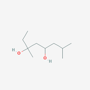 molecular formula C10H22O2 B14644683 3,7-Dimethyloctane-3,5-diol CAS No. 56548-45-9