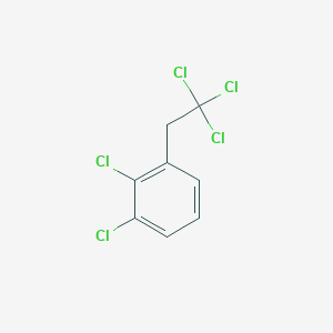 molecular formula C8H5Cl5 B14644706 1,2-Dichloro-3-(2,2,2-trichloroethyl)benzene CAS No. 52297-03-7