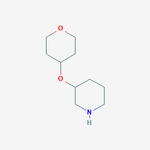 3-((tetrahydro-2H-pyran-4-yl)oxy)piperidine