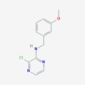 3-chloro-N-[(3-methoxyphenyl)methyl]pyrazin-2-amine