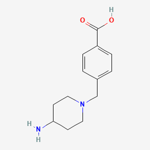 4-[(4-Aminopiperidin-1-yl)methyl]benzoic acid