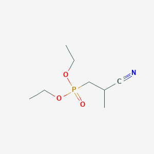 molecular formula C8H16NO3P B14644793 Diethyl (2-cyanopropyl)phosphonate CAS No. 53324-23-5