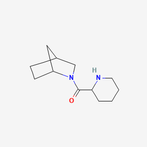 molecular formula C12H20N2O B1464485 2-(Piperidine-2-carbonyl)-2-azabicyclo[2.2.1]heptane CAS No. 1248321-38-1