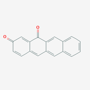molecular formula C18H10O2 B14644915 Tetracene-2,12-dione CAS No. 55488-93-2
