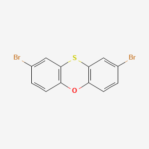 molecular formula C12H6Br2OS B14644923 Phenoxathiin, 2,8-dibromo- CAS No. 56348-81-3