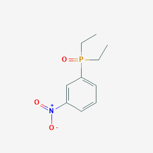 molecular formula C10H14NO3P B14644930 Diethyl(3-nitrophenyl)oxo-lambda~5~-phosphane CAS No. 55009-02-4