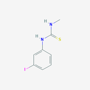 molecular formula C8H9IN2S B14644962 Thiourea, N-(3-iodophenyl)-N'-methyl- CAS No. 53305-88-7