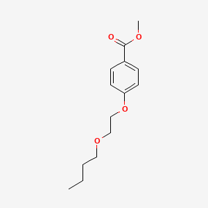 molecular formula C14H20O4 B14644967 Methyl 4-(2-butoxyethoxy)benzoate CAS No. 52670-47-0