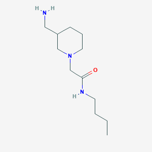 2-[3-(aminomethyl)piperidin-1-yl]-N-butylacetamide