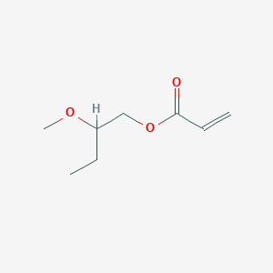 molecular formula C8H14O3 B14645083 2-Methoxybutyl prop-2-enoate CAS No. 55994-19-9