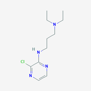 3-chloro-N-[3-(diethylamino)propyl]pyrazin-2-amine