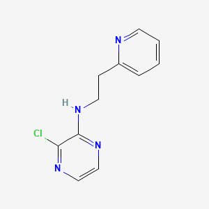 3-chloro-N-[2-(pyridin-2-yl)ethyl]pyrazin-2-amine