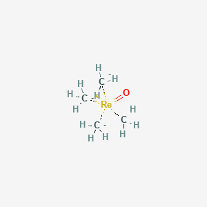 molecular formula C4H12ORe-4 B14645111 Rhenium, tetramethyloxo- CAS No. 53022-70-1