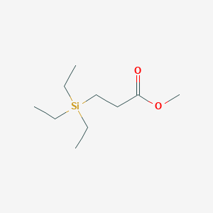 molecular formula C10H22O2Si B14645147 Methyl 3-(triethylsilyl)propanoate CAS No. 55453-18-4