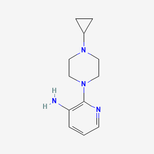 2-(4-Cyclopropylpiperazin-1-yl)pyridin-3-amine