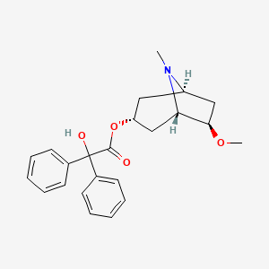 molecular formula C23H27NO4 B14645241 Tropenzile CAS No. 53834-53-0