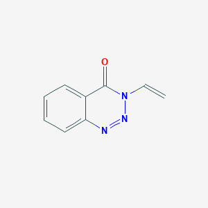 molecular formula C9H7N3O B14645314 3-Ethenyl-1,2,3-benzotriazin-4(3H)-one CAS No. 55502-36-8