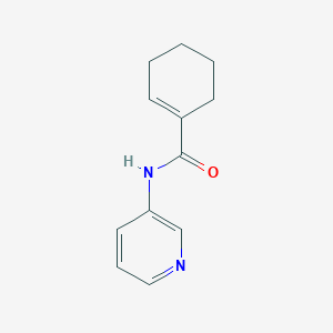 molecular formula C12H14N2O B14645322 N-(Pyridin-3-yl)cyclohex-1-ene-1-carboxamide CAS No. 55661-53-5