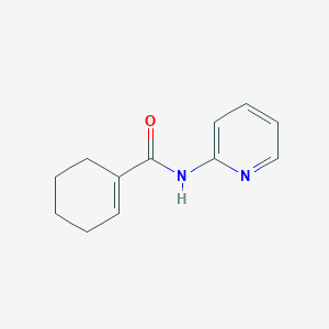 molecular formula C12H14N2O B14645376 N-(Pyridin-2-yl)cyclohex-1-ene-1-carboxamide CAS No. 55661-54-6
