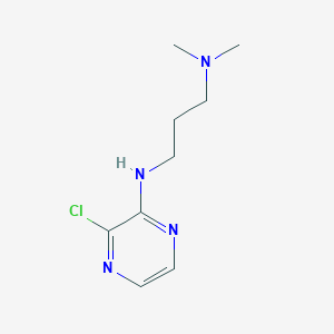 3-chloro-N-[3-(dimethylamino)propyl]pyrazin-2-amine
