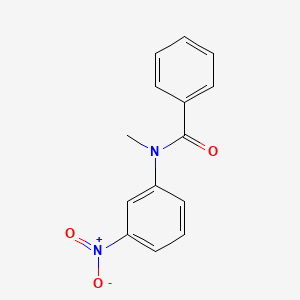molecular formula C14H12N2O3 B14645389 Benzamide, N-methyl-N-(3-nitrophenyl)- CAS No. 51774-37-9