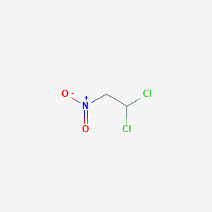 molecular formula C2H3Cl2NO2 B14645410 Ethane, 1,1-dichloro-2-nitro- CAS No. 56813-76-4