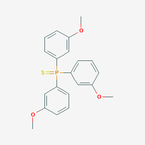 molecular formula C21H21O3PS B14645427 Tris(3-methoxyphenyl)(sulfanylidene)-lambda~5~-phosphane CAS No. 54824-85-0