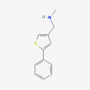 N-methyl-1-(5-phenylthiophen-3-yl)methanamine