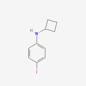 molecular formula C10H12IN B1464552 N-cyclobutyl-4-iodoaniline CAS No. 1249534-42-6