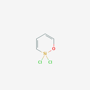 molecular formula C4H4Cl2OSi B14645557 2,2-Dichloro-2H-1,2-oxasiline CAS No. 54905-28-1