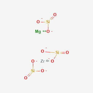 molecular formula MgO9Si3Zr B14645564 Silicic acid, magnesium zirconium salt CAS No. 52110-05-1