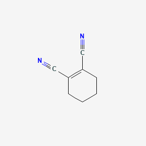 molecular formula C8H8N2 B14645570 Cyclohex-1-ene-1,2-dicarbonitrile CAS No. 52477-67-5