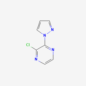 2-Chloro-3-(1H-pyrazol-1-YL)pyrazine