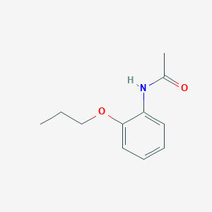 molecular formula C11H15NO2 B14645655 Acetamide, N-(2-propoxyphenyl)- CAS No. 55792-51-3